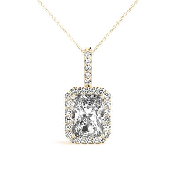 Halo Diamond Pendant