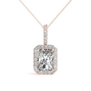 Halo Diamond Pendant
