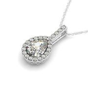 Halo Diamond Pendant