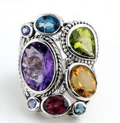 Silver Rings with Stone