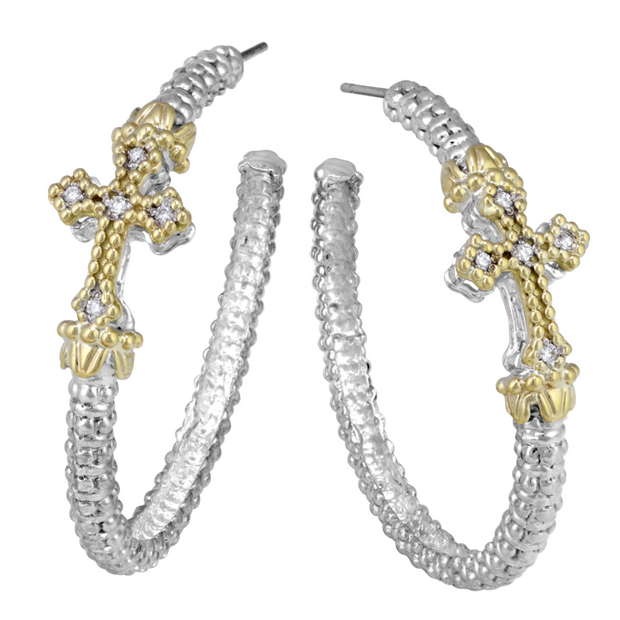 Vahan Cross Hoops