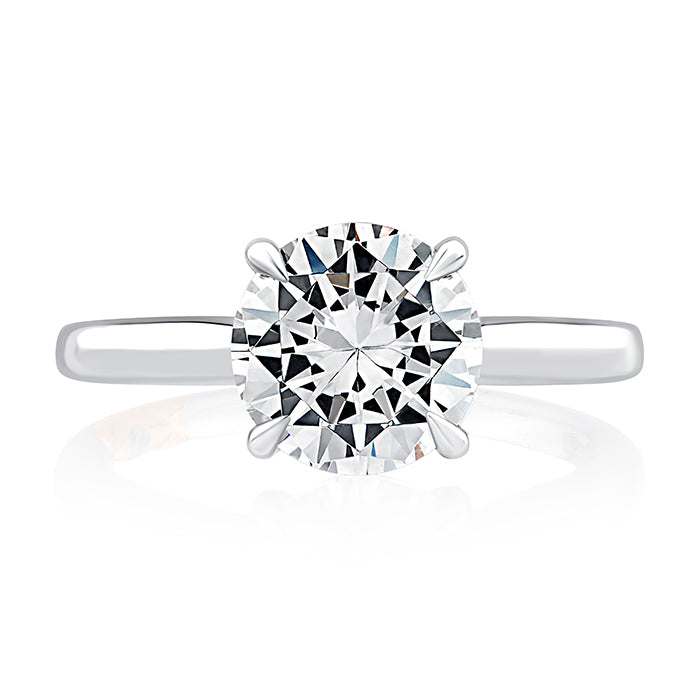 A. JAFFE CLASSIC COLLECTION 2.0CT OVAL SOLITAIRE