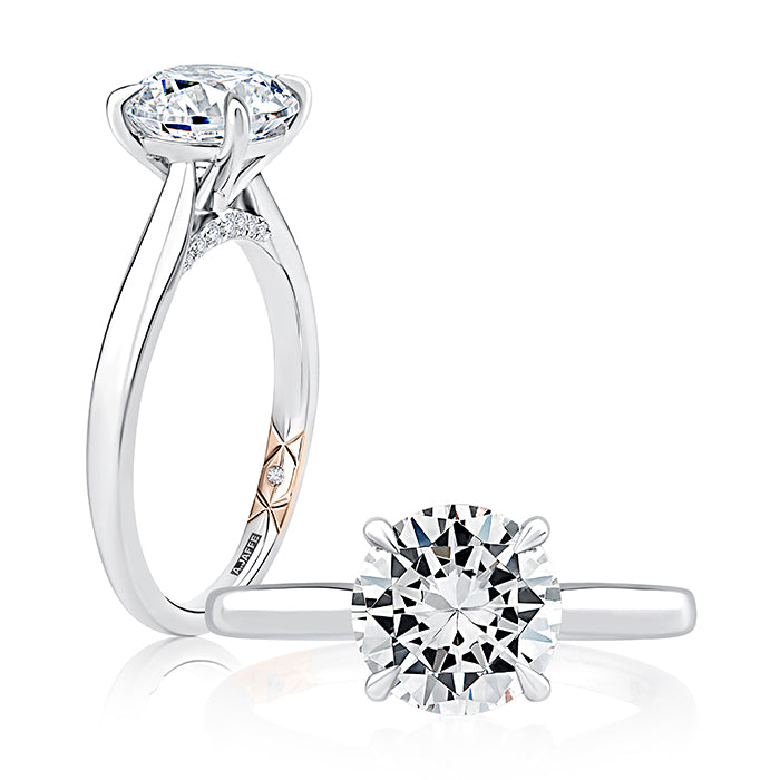 A. JAFFE CLASSIC COLLECTION 2.0CT OVAL SOLITAIRE