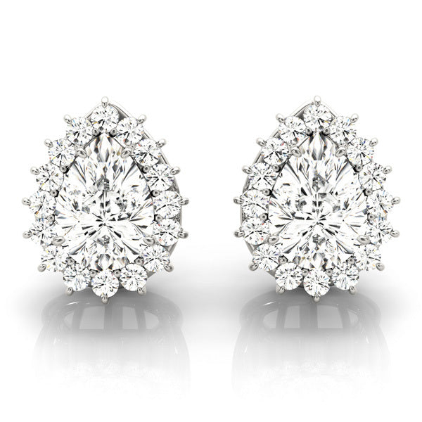 Halo Diamond Earring