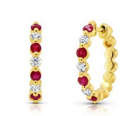 Colored Stone Earring