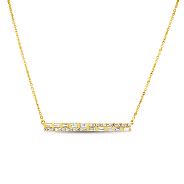 Uneek Gatsby Collection Bar Necklace