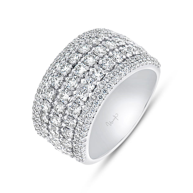 Uneek Signature Collection 5-Row Anniversary Ring