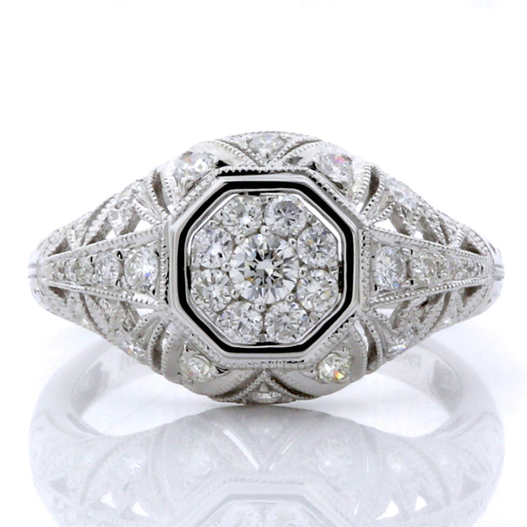 Vintage Inspired Diamond Ring